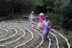 Forest labyrinth